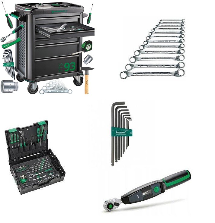 Poznaj Naszą Ofertę Narzędzi STAHLWILLE Zdjęcie z bliska, skupiające się na profesjonalnym kluczu dynamometrycznym STAHLWILLE (np. z serii MANOSKOP). Widoczna jest solidna, metalowa rękojeść oraz wyraźna skala nastawcza z precyzyjnymi oznaczeniami momentu. Ujęcie akcentuje wysoką jakość materiału, grawerowane logo STAHLWILLE oraz numer seryjny. Obok klucza może leżeć certyfikat kalibracji. Tło jest delikatnie rozmyte, co skupia uwagę na narzędziu jako symbolu precyzji, bezpieczeństwa i niezawodności, dystrybuowanego przez DAKAM.