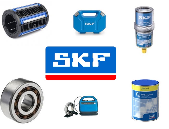 Obraz jest ucieleśnieniem kompleksowego zarządzania cyklem życia maszyn (Rotating Equipment Performance). Kompozycja wykracza poza sam produkt, prezentując holistyczne podejście marki SKF: od najwyższej klasy łożysk, przez precyzyjny montaż i smarowanie, aż po zaawansowaną diagnostykę. Całość zorganizowana jest w profesjonalnym otoczeniu autoryzowanego polskiego dystrybutora DAKAM, co gwarantuje oryginalność i wsparcie techniczne. Dominują barwy: ikoniczny błękit SKF, czysta biel opakowań oraz stal. W centrum uwagi, na czystej, jasnej powierzchni ekspozycyjnej, znajduje się starannie zaaranżowana grupa produkt&oacute;w reprezentująca pełną ofertę SKF: 1.	Łożyska SKF (Serca maszyn): Centralny punkt. Widoczne jest lśniące łożysko (np. baryłkowe lub kulkowe w klasie SKF Explorer) stojące obok charakterystycznego, niebieskiego pudełka. Detal eksponuje jakość stali i precyzję wykonania. 2.	Nagrzewnice Indukcyjne (Montaż): Obok łożyska stoi kompaktowa nagrzewnica indukcyjna SKF (np. z serii TIH). Jej nowoczesny design i panel sterowania wizualnie komunikują profesjonalny, bezpieczny dla łożyska montaż "na gorąco". 3.	Technika Smarownicza (Utrzymanie): W kompozycji wyr&oacute;żniają się systemy smarowania &ndash; np. automatyczna smarownica punktowa SKF SYSTEM 24 (LAGD) z przezroczystym zbiornikiem wypełnionym smarem lub profesjonalna smarownica ręczna. To symbol dbałości o optymalne warunki pracy. 4.	Narzędzia Diagnostyczne (Monitoring): Na pierwszym planie leży zaawansowane urządzenie diagnostyczne &ndash; np. pi&oacute;rowy wibrometr lub analizator SKF Microlog/QuickCollect. Wyświetlacz pokazujący wykres drgań podkreśla wejście w erę Przemysłu 4.0 i predykcyjnego utrzymania ruchu. Tło jest subtelnie rozmyte, ale buduje atmosferę profesjonalnego centrum dystrybucji: &bull;	Ściana SKF: W tle widać regały wypełnione r&oacute;wnymi rzędami niebieskich pudełek SKF, tworzących sp&oacute;jną, rozpoznawalną "ścianę marki". Świadczy to o ogromnej dostępności magazynowej. &bull;	Certyfikacja: W widocznym miejscu (np. na ścianie lub jako stand) znajduje się oficjalny certyfikat lub logo "SKF Authorized Distributor" obok logo DAKAM. To kluczowy element budujący zaufanie i potwierdzający kompetencje inżynierskie. Obraz niesie jasny komunikat: "DAKAM to więcej niż hurtownia łożysk. Jako autoryzowany partner SKF, dostarczamy kompletny ekosystem dla Twoich maszyn: od oryginalnych łożysk, przez narzędzia montażowe i smary, aż po diagnostykę drgań".