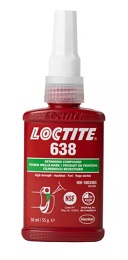 LOCTITE 638 – Klej do łożysk i tulei o wysokiej wytrzymałości LOCTITE 638 to zaawansowany, anaerobowy klej do mocowania metalowych części współosiowych, takich jak łożyska, tuleje i koła zębate. Produkt ten wyróżnia się wyjątkowo wysoką wytrzymałością i zdolnością do wypełniania dużych szczelin, co czyni go idealnym rozwiązaniem w aplikacjach, gdzie występuje luźne pasowanie. Dzięki swojej unikalnej formule, LOCTITE 638 doskonale wypełnia wszelkie nierówności i mikroszczeliny między elementami, co zapobiega luzowaniu pod wpływem wibracji i obciążeń dynamicznych.