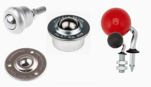 elementy kulowe ALWEYSE, transport ładunków Obraz przedstawia asortyment Przemysłowych Jednostek Transferu Kulowego (Ball Transfer Units) firmy Alwayse Engineering, używanych w systemach transportu i przenoszenia materiałów. Komponenty te umożliwiają płynne, wszechkierunkowe (360°) przemieszczanie ładunków, zarówno lekkich, jak i bardzo ciężkich, przy minimalnym wysiłku. Kluczowe Elementy Jednostki Transferu Kulowego (Ball Transfer Units): Wygląd i Konstrukcja: Są to małe, solidne, precyzyjnie obrobione metalowe elementy, zazwyczaj wykonane ze stali węglowej (pokrytej cynkiem) lub stali nierdzewnej. Zasada Działania: Każda jednostka ma dużą, główną kulę nośną (wykonaną np. ze stali, nylonu, lub gumy), która wystaje z górnej powierzchni i swobodnie obraca się w dowolnym kierunku. Kula ta spoczywa na wielu mniejszych kulkach zamkniętych w półsferycznej obudowie. Taka konstrukcja drastycznie redukuje tarcie. Różnorodność: Widoczne są różne typy mocowania: Jednostki z kołnierzem (Flange Fixing) z otworami na śruby. Jednostki z gwintowanym trzonem (Thread Fixing) do montażu w otworach. Jednostki wciskane (Press Fit). Rozmiary: Różna średnica głównej kuli (np. od 12,7 mm do 88,9 mm, a nawet większe w jednostkach do dużych obciążeń), co determinuje ich nośność. Jednostki do Ciężkich Obciążeń (Heavy Duty Series): Wyróżniają się masywniejszą, jednoczęściową obudową ze stali, przeznaczoną do przenoszenia ładunków do 4000 kg, a nawet do 10 ton (np. seria Hevi-Load lub Heavy Duty 820). Elementy Specjalistyczne (opcjonalnie): Mogą być widoczne specjalistyczne warianty, takie jak jednostki z kulami z poliuretanu lub gumy (np. seria FLOAT-ON do przenoszenia szkła), lub całe Platformy Transferu Kulowego (Ball Transfer Platforms). Kontekst i Estetyka Kolorystyka: Dominuje techniczna, przemysłowa kolorystyka: srebrny, jasnoszary lub metaliczny, ocynkowany połysk stali. Kule nośne mogą być lśniąco chromowane lub matowe. Charakter Obrazu: Zdjęcie ma charakter katalogowy lub techniczny. Komponenty są zazwyczaj sfotografowane z bliska, aby uwydatnić ich precyzyjną, maszynową obróbkę CNC. Tło: Produkty często prezentowane są na neutralnym, białym lub jasnym tle, aby skupić całą uwagę na szczegółach mechanicznych elementu. Podsumowanie Wizualne: Obraz jest esencją inżynierii mechanicznej, prezentując małe, ale kluczowe komponenty, które w systemach logistycznych i produkcyjnych odpowiadają za łatwość, precyzję i elastyczność przemieszczania się towarów. DAKAM dystrybutor ALWEYSE w polsce